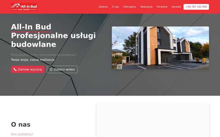Screenshot von allinbud.pl