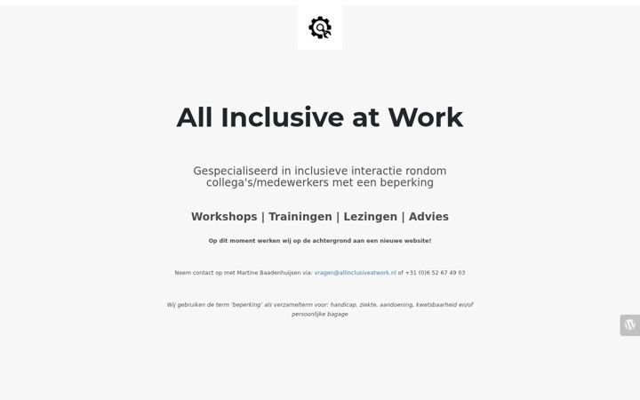 Screenshot of allinclusiveatwork.nl