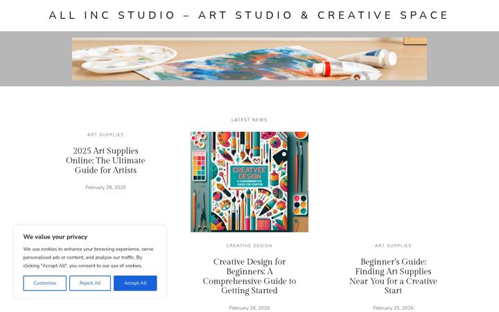Screenshot of allincstudio.com