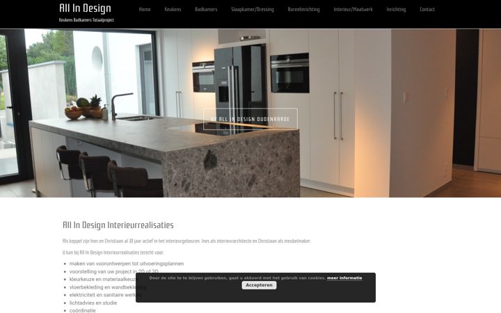Screenshot of allindesign.be