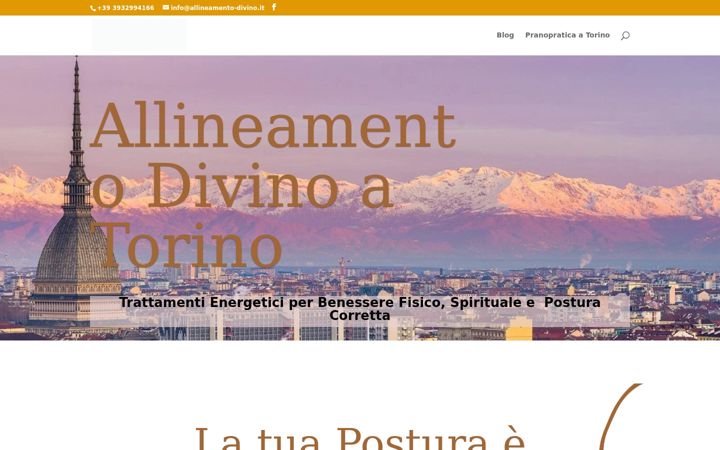 Screenshot of allineamento-divino.it