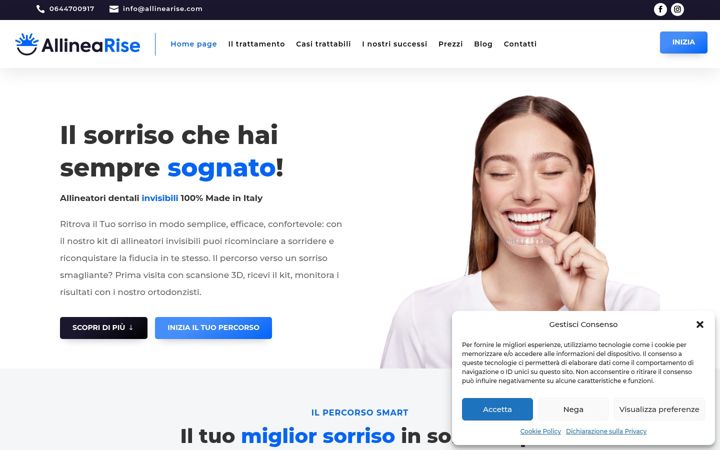 Screenshot of allinearise.com