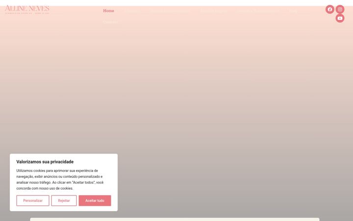 Skærmbillede af allineneves.com.br