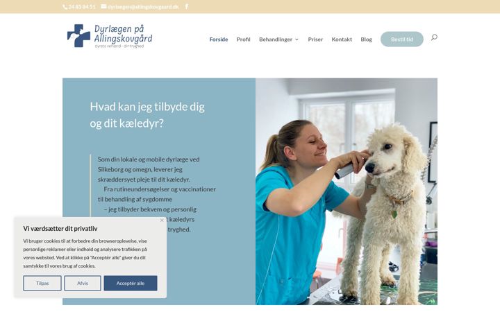 Screenshot of allingskovgaard.dk