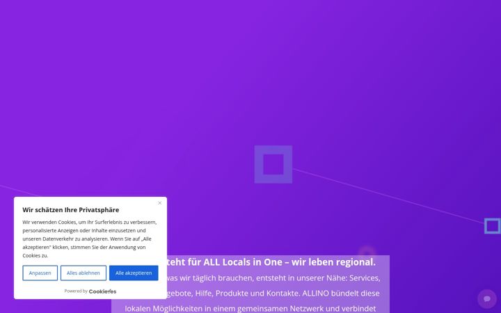 Screenshot of allino.info