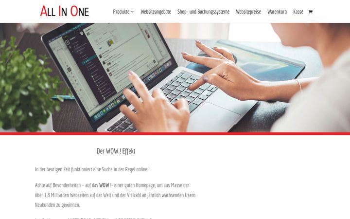 Screenshot of allinone-online-shop.de