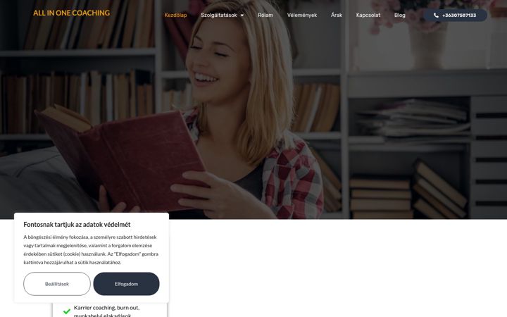 Screenshot of allinonecoaching.hu