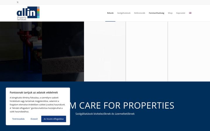 Screenshot of allinproperty.hu