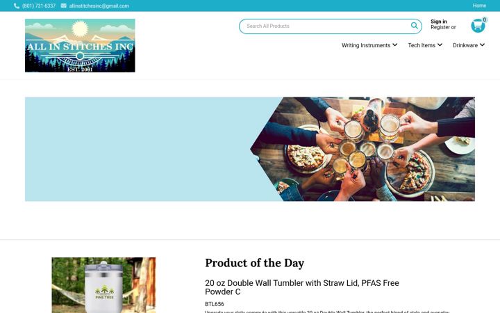 Screenshot of allinstitcheslogoapparel.com