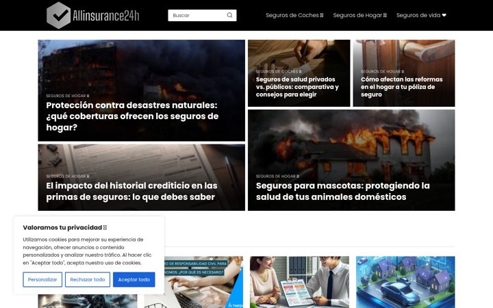 Screenshot of allinsurance24h.com