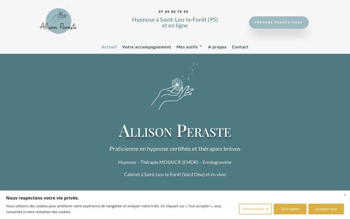 Zrzut ekranu allison-peraste.fr