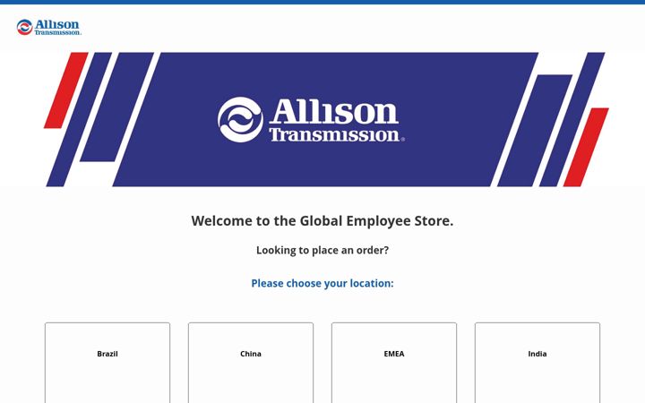Screenshot of allisonglobalmerchandise.com