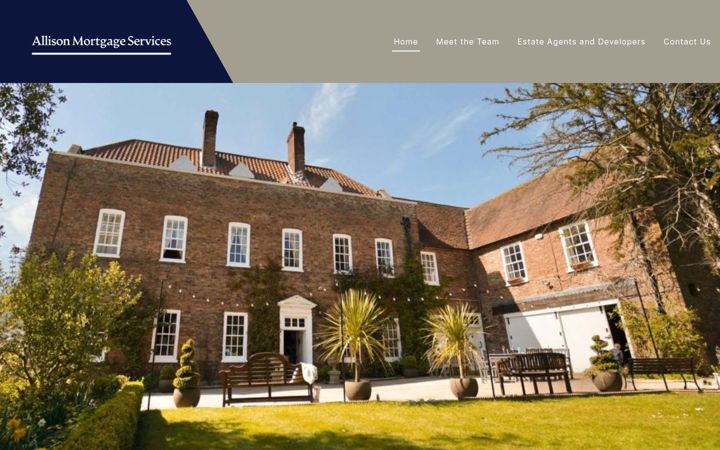 Screenshot of allisonmortgageservices.co.uk