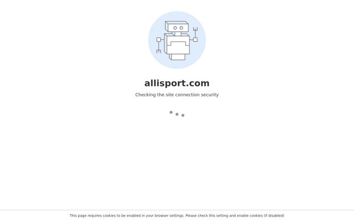 Screenshot of allisport.com