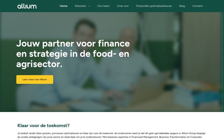 Screenshot of alliumgroup.nl