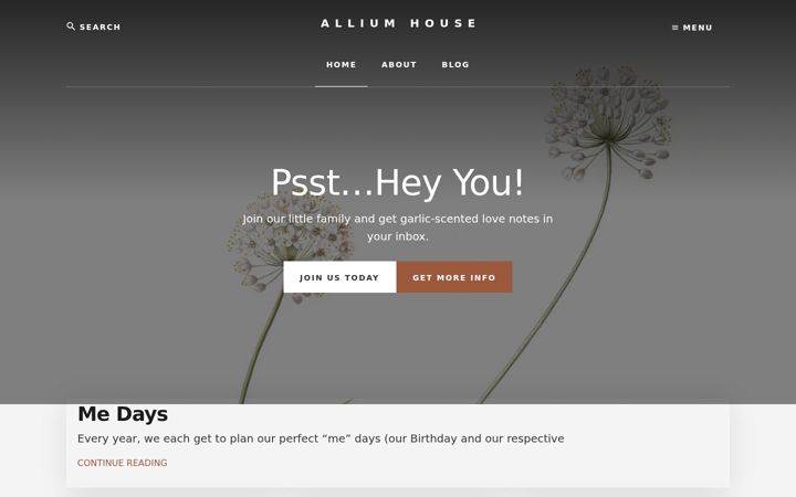 Capture d'écran de alliumhouse.com