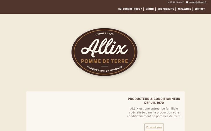 Screenshot of allixpdt.fr