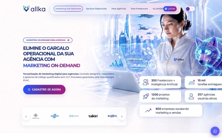 Screenshot of allka.com.vc