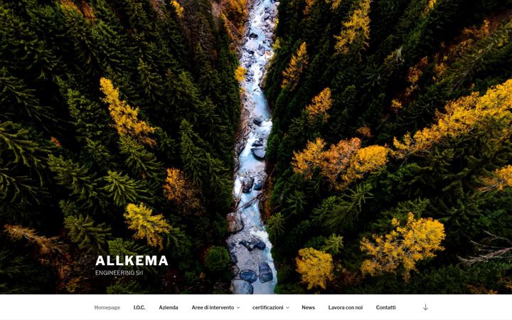 Екранна снимка на allkema.it