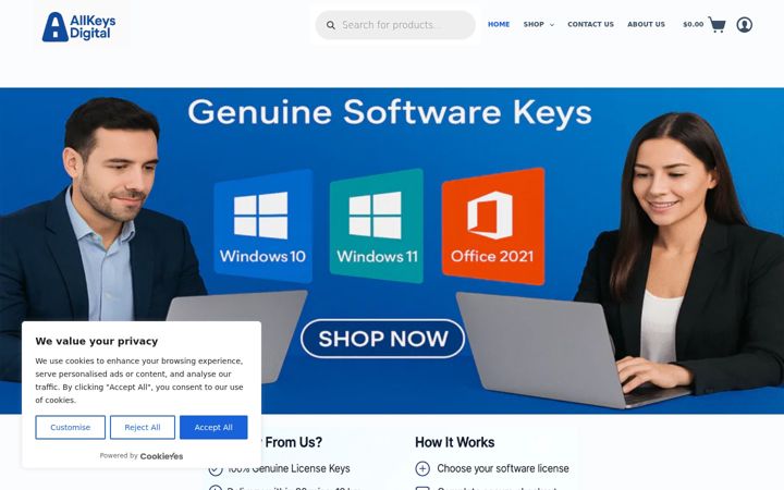 Screenshot of allkeysdigital.com