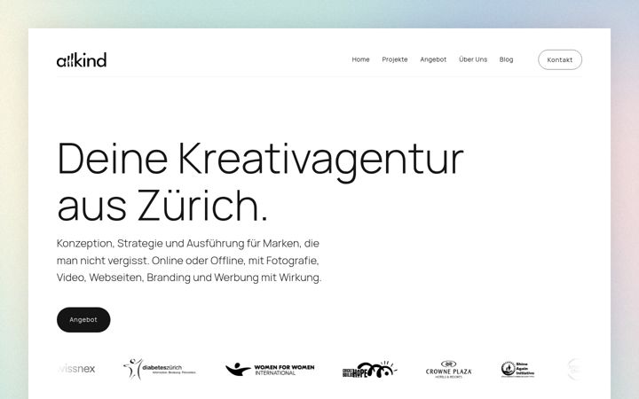 Screenshot of allkind.ch