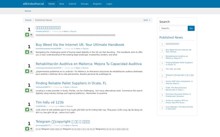 Screenshot of allkindsofsocial.com