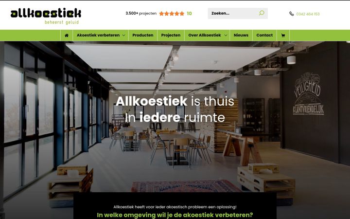 Screenshot of allkoestiek.nl