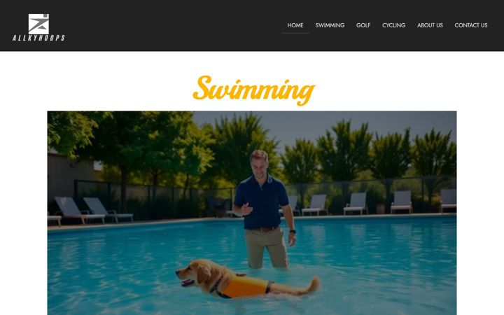Screenshot of allkyhoops.com