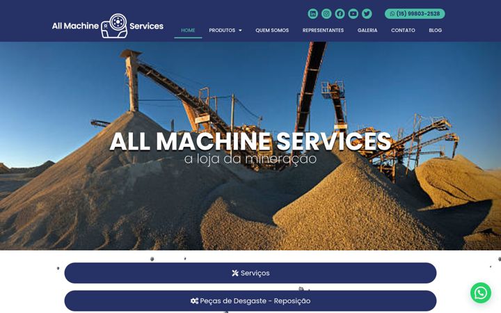 Screenshot of allmachineservices.com.br