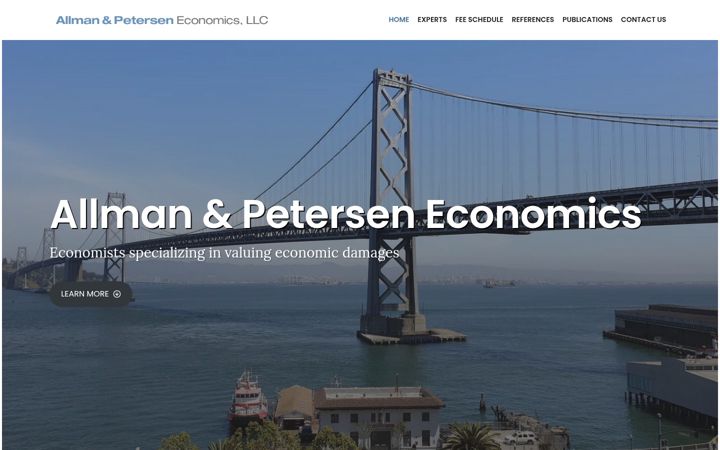 Screenshot of allmaneconomics.com