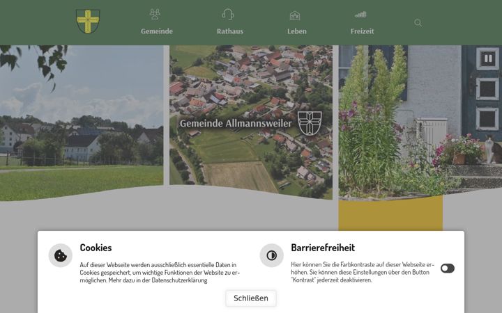 Screenshot of allmannsweiler-bc.de