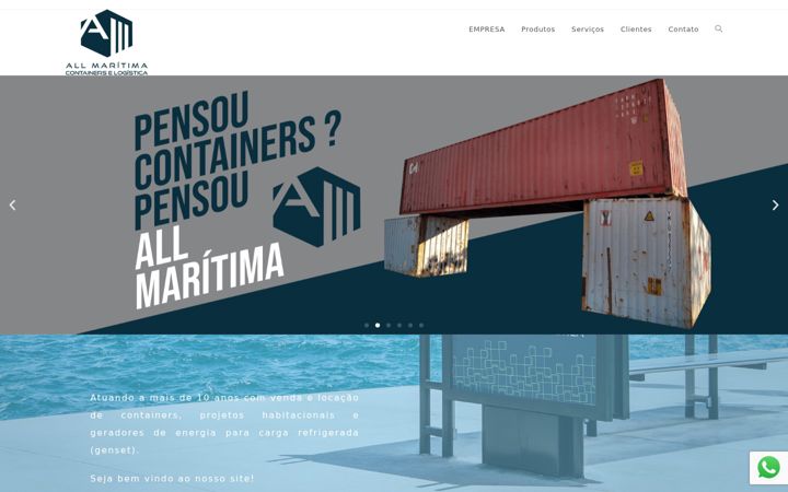 Screenshot of allmaritima.com.br