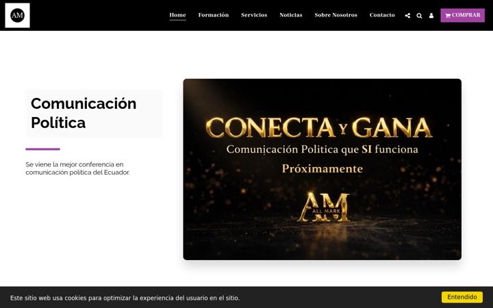 Screenshot of allmark-ec.com