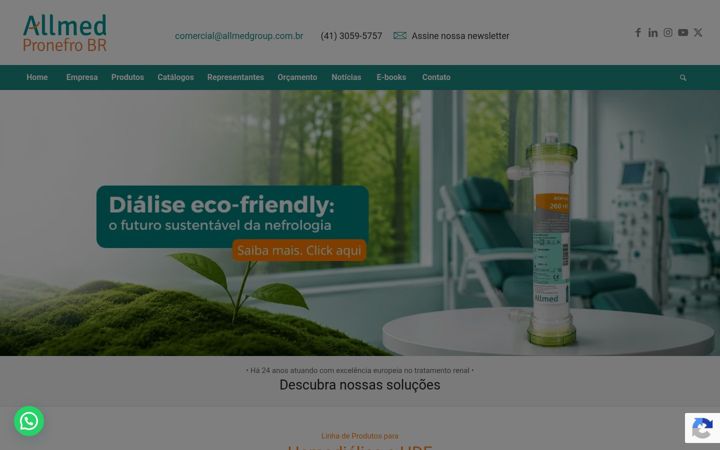 Capture d'écran de allmedgroup.com.br