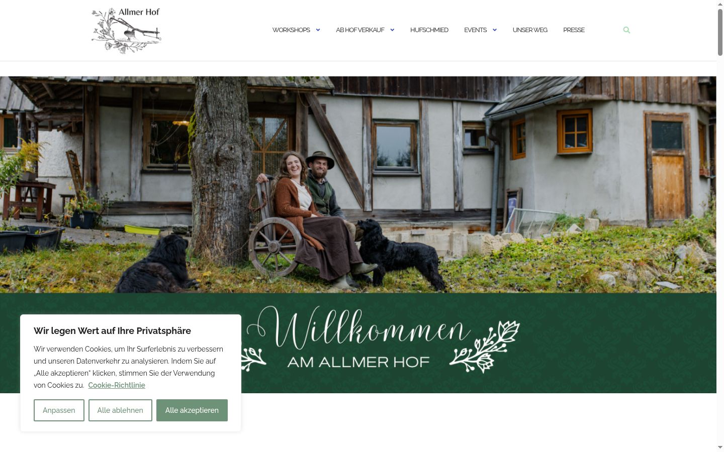 Screenshot tal-banner tal-kunsens muri qabel kwalunkwe interazzjoni