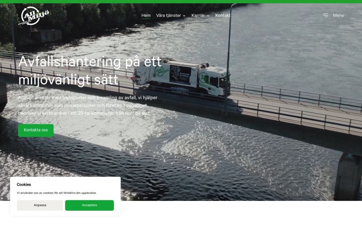 Screenshot of allmiljo.se