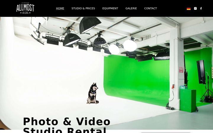 Screenshot of allmostudio.com