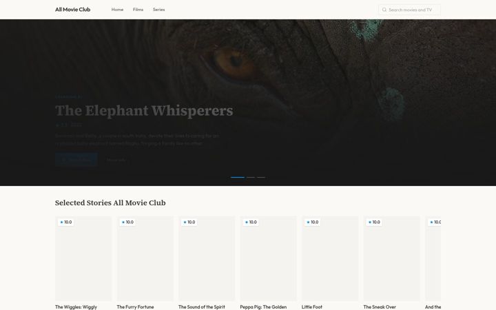 Screenshot of allmovie.club