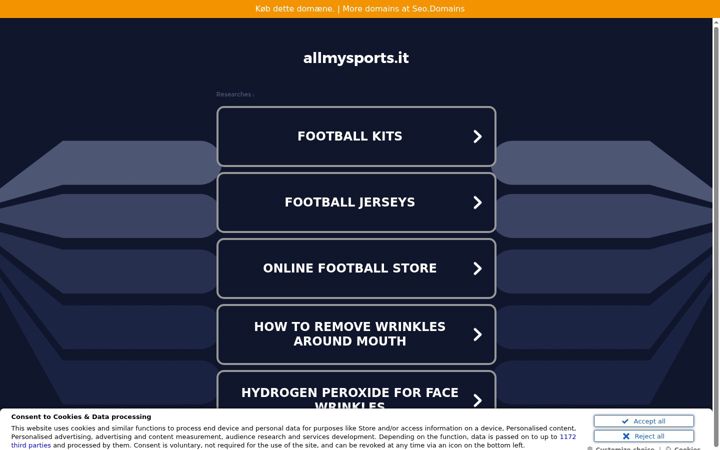 Screenshot of allmysports.it