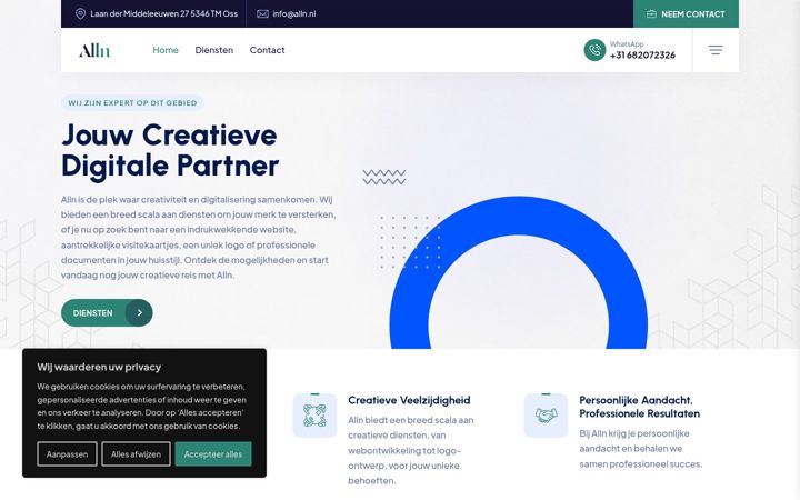 Screenshot of alln.nl