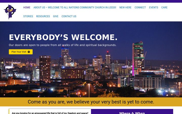 Screenshot of allnationscc.org