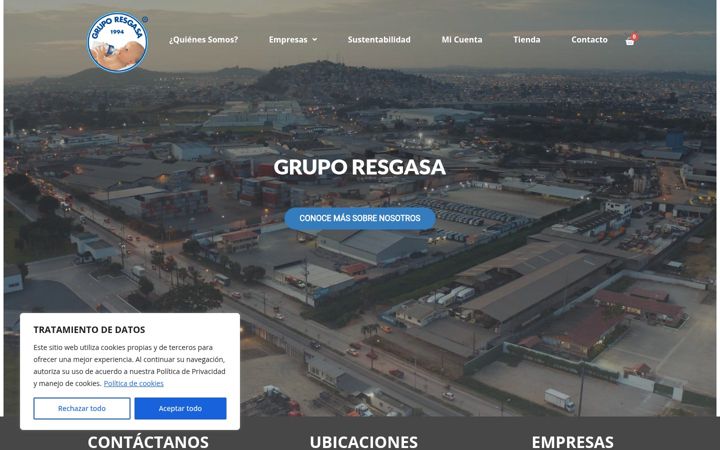 Screenshot of allnatural-resgasa.com
