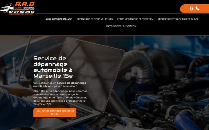 Screenshot ta' allo-auto-depannage.fr
