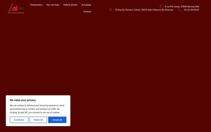 Screenshot of allo-chauffage-normandie.com