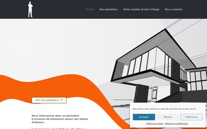 Screenshot of allo-debarras-85.com