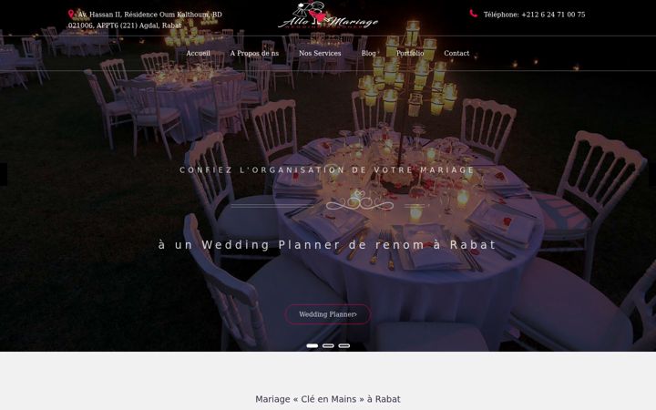 Screenshot of allo-mariage.com