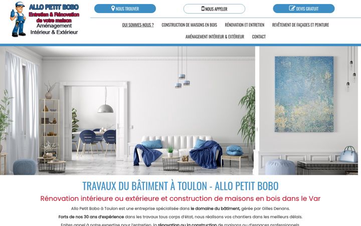 Screenshot of allo-petit-bobo.fr