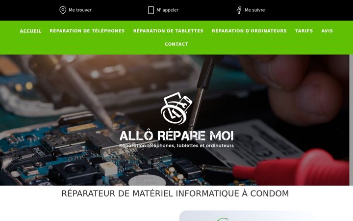 Zrzut ekranu allo-repare-moi.fr