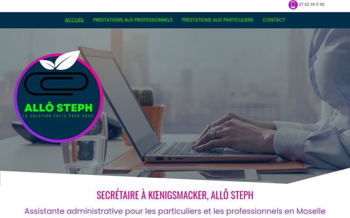 Screenshot of allo-steph.fr