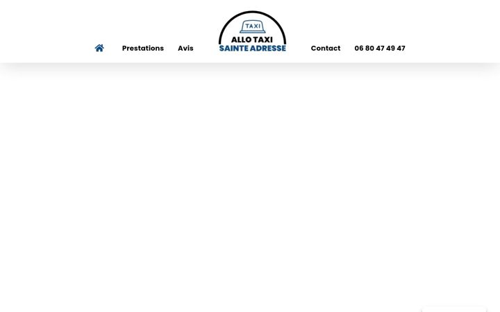 Captura de pantalla de allo-taxi-sainte-adresse.fr